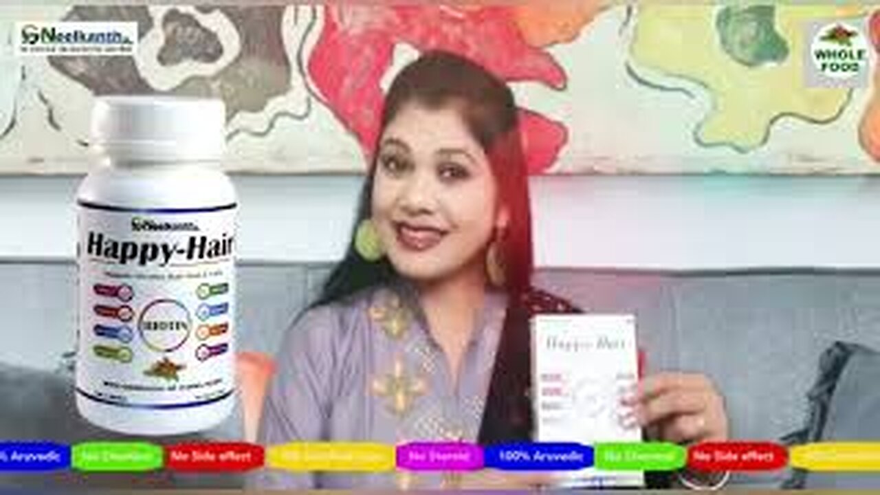 HairFall | biotin| neelknath Happy Hair biotin Capsules