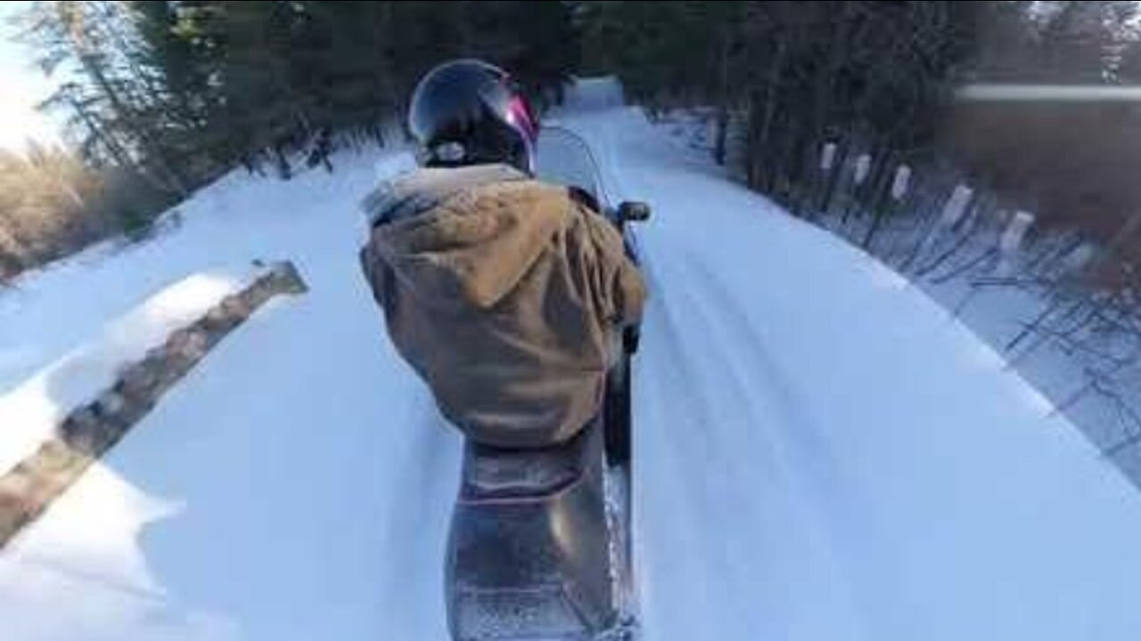 Snowmobile "Tour" For Our Log Cabin Guests. vrbo.com/338940