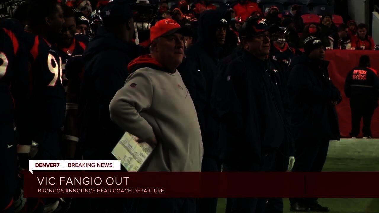 Broncos fire Vic Fangio after three seasons