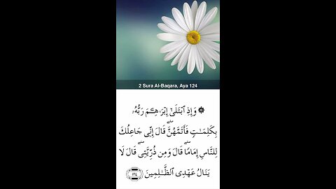 Surah 2 ayat no 124