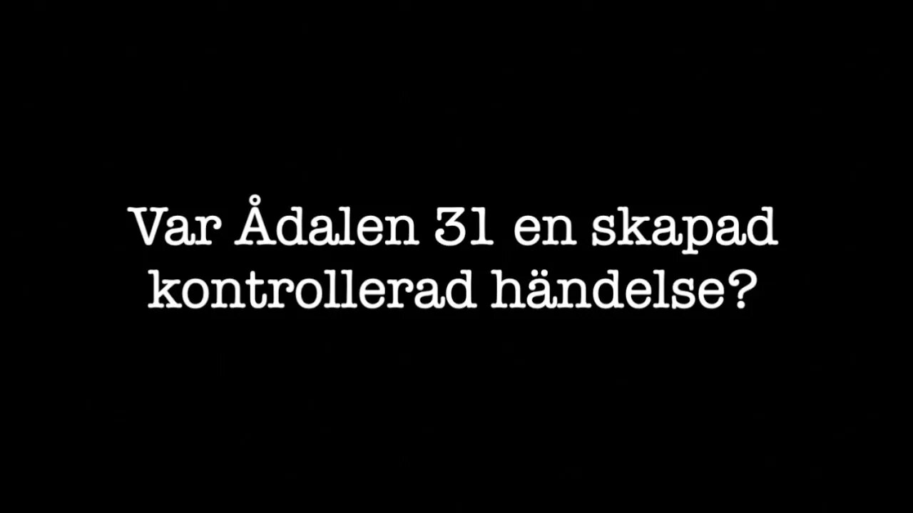 Sveriges Radio rapporterar om Ådalen 31 -Jag ringer professor.