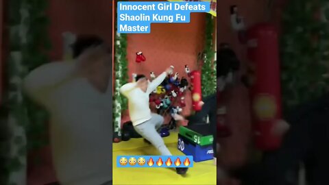Innocent Girl Defeats Shaolin Kung Fu Master #shorts #kungfu #taekwondo #karate
