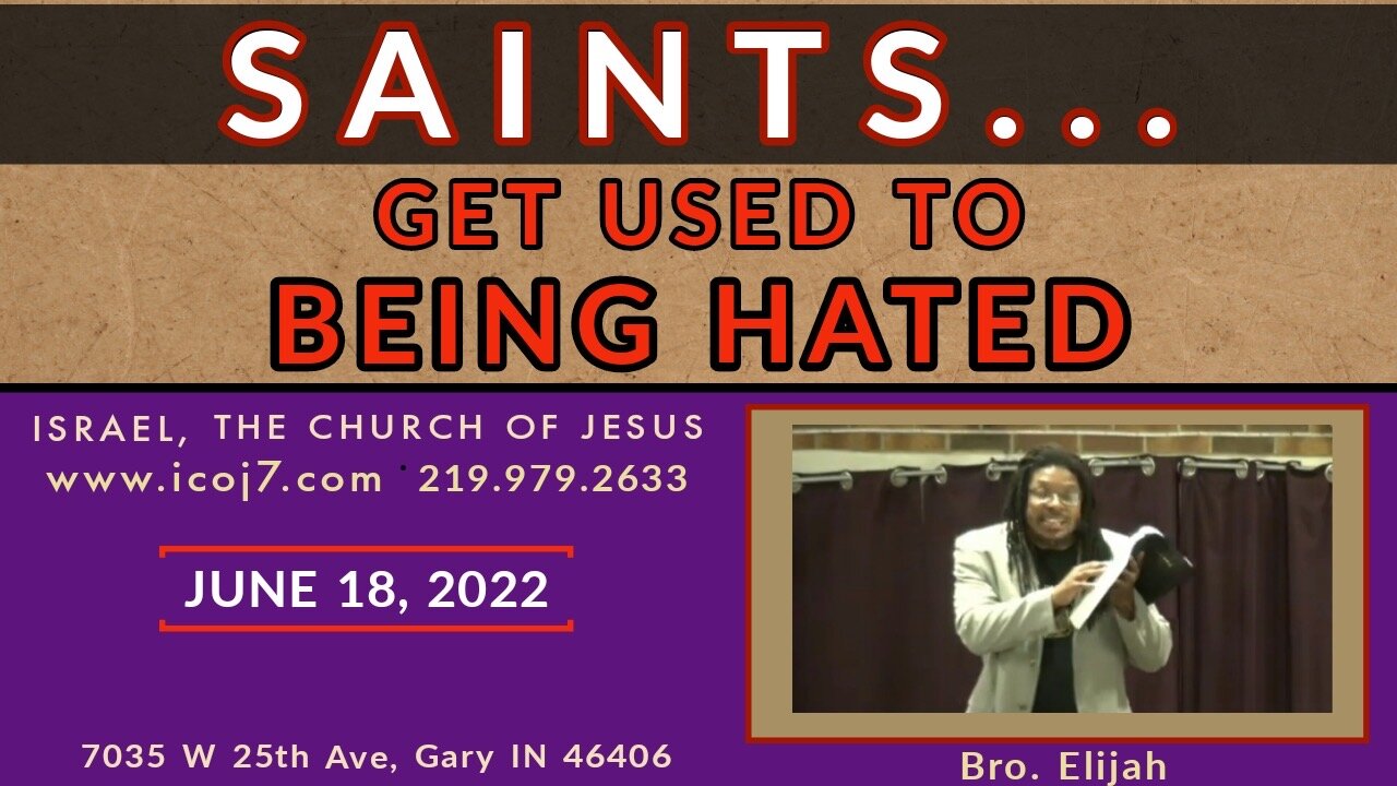 SAINTS...GET USED TO BEING HATED