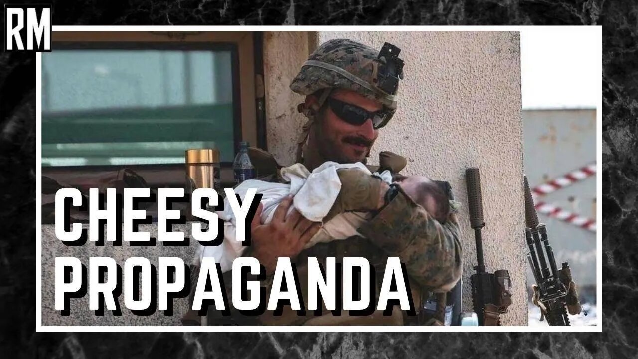 Cheesy Propaganda: US Soldiers Holding Afghan Babies