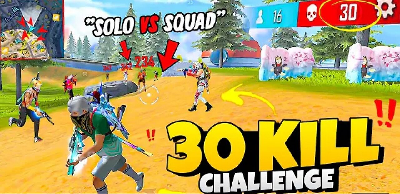 Solo Vs Squad Expectations Vs Reality | Free Fire