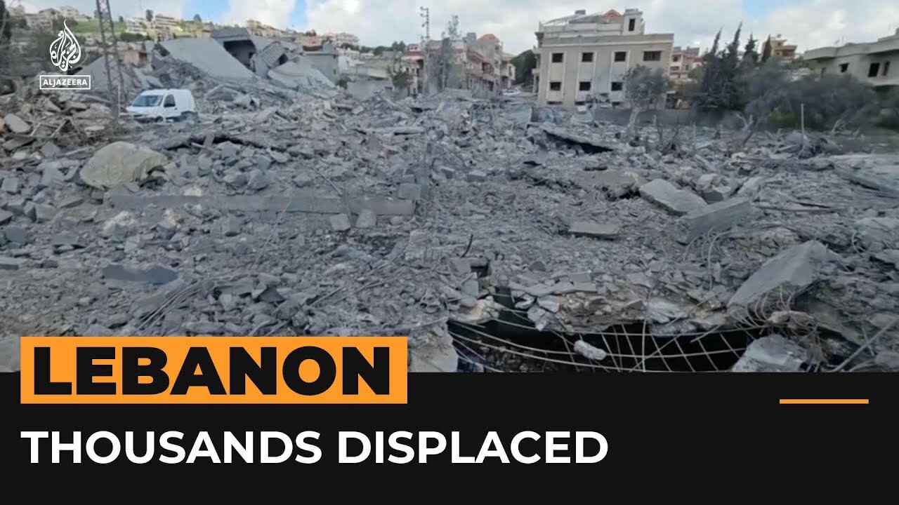 Cross-border fighting with Israel leaves Lebanese towns in ruins | Al Jazeera Newsfeed
