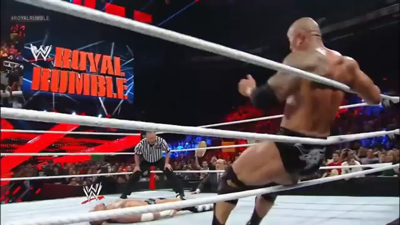 the rock vs CM punk wwe match