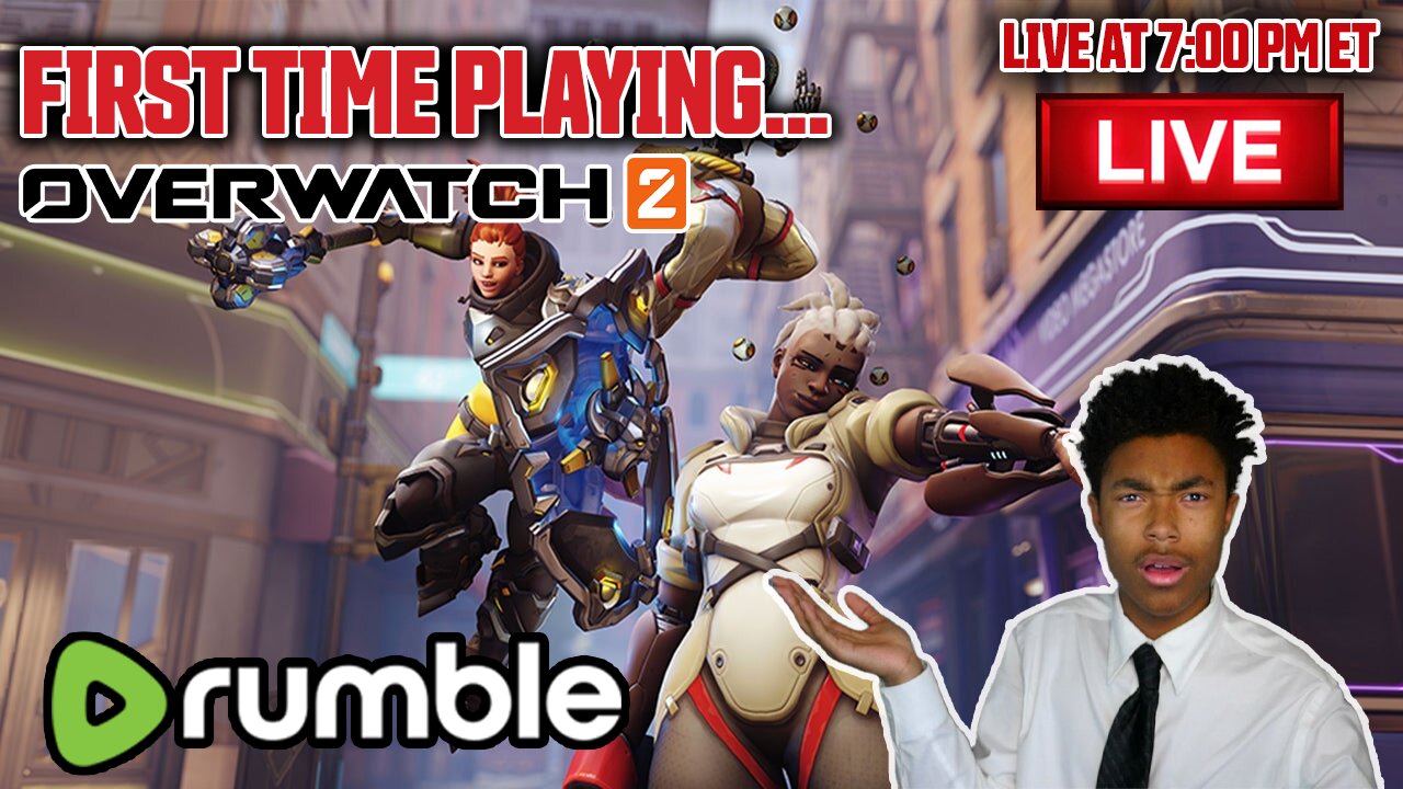 First Time Playing OVERWATCH 2! - Rumble Gaming Exclusive