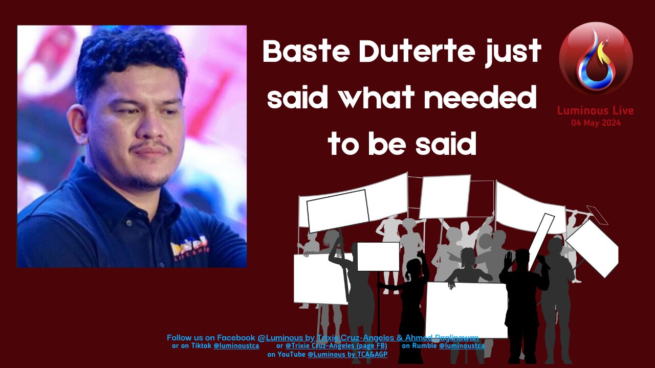 Baste Duterte just said what needed to be said