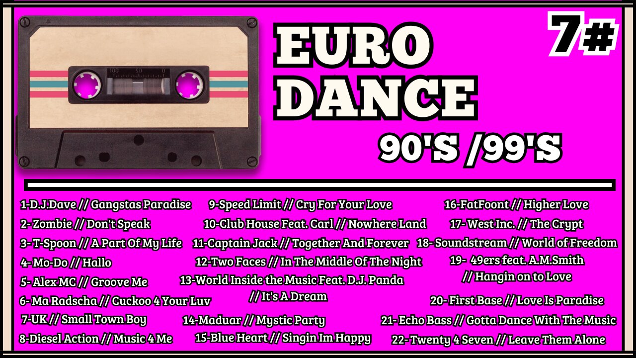 The Best Eurodance (90 a 99) - part 7 | Flashback 90's Eurodance