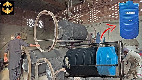 How Water Storage Plastic TANK are Made in Factory Process