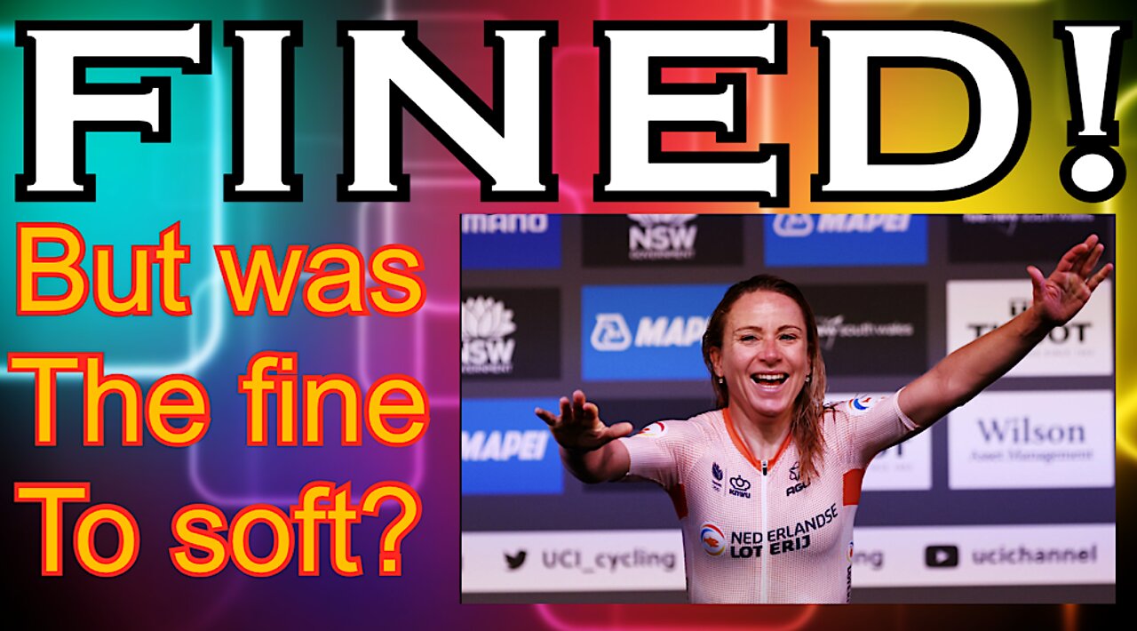 Annemiek Van Vlueten, FINED! But was the fine to soft?