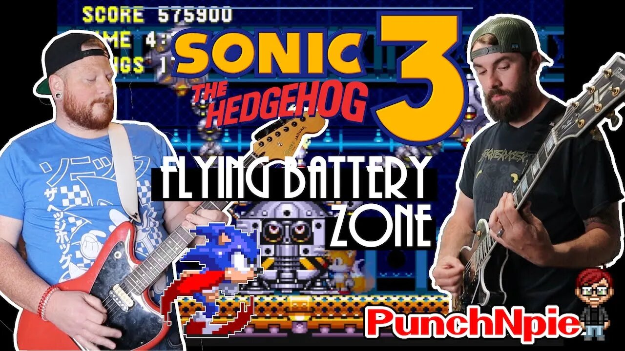 Sonic 3 - Flying Battery Zone | Metal Cover! (Retro Game Covers)