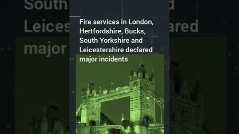 Wild fire tear through UK on hottest day ever