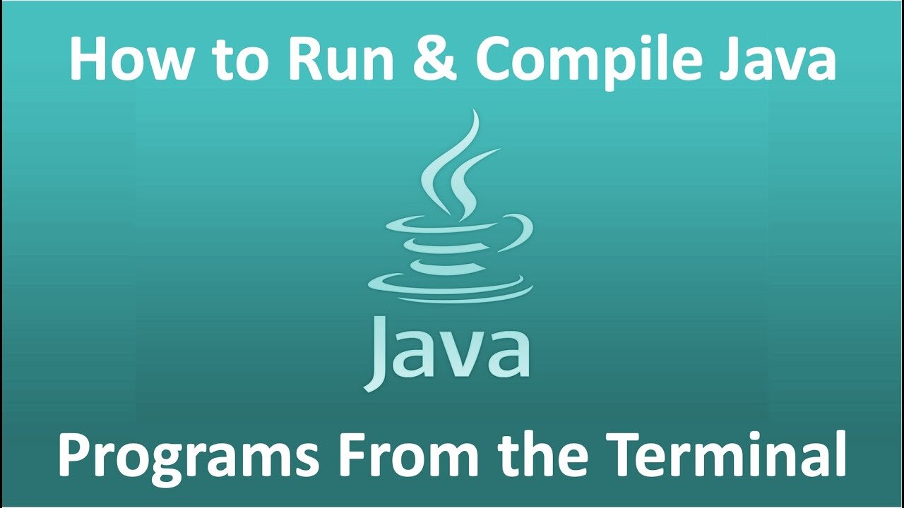 How to RUN & COMPILE Java Programs From the Terminal Command Prompt On a Mac - Basic Tutorial | New