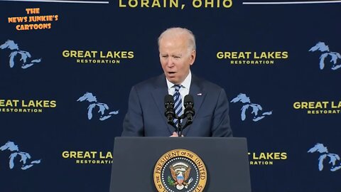 Biden entertains his audience by mispronouncing the name of a river.