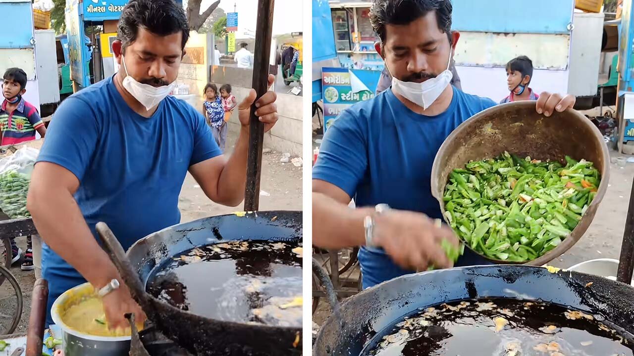 Sp. Mirchi Bhaji ! Indian Street Food