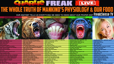 The Whole Truth of Mankind's Physiology & Our Food