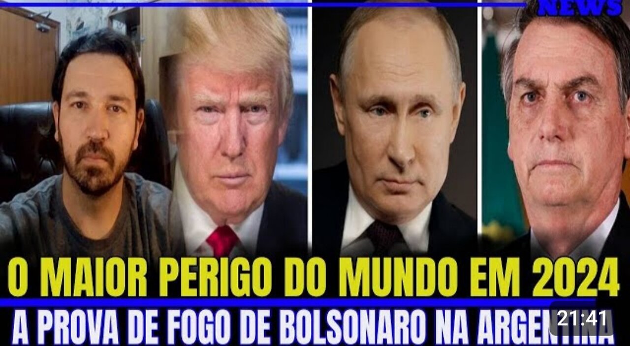 #3 O MAIOR PERIGO PARA O MUNDO EM 2024! BOLSONARO VAI TER PROVA DE FOGO NA ARGENTINA!