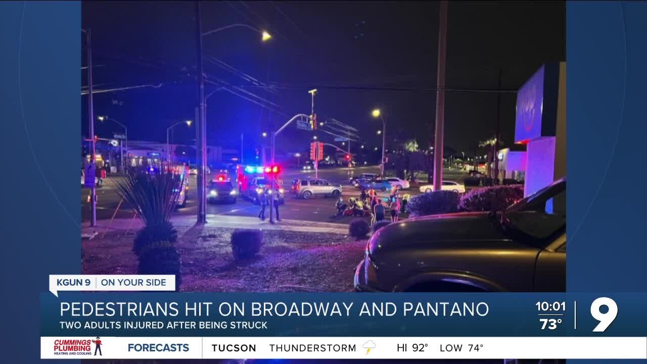 TPD: Two people hospitalized after pedestrian crash