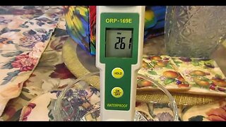 TEST 4 DIFFERENT WATER WITH ORP TESTER