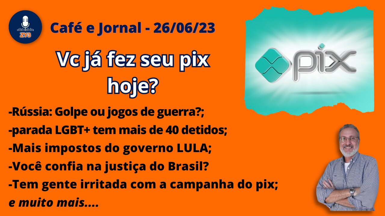 Vc já fez seu pix hoje?