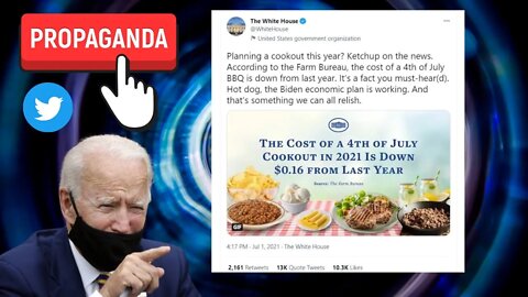 Joe Biden .16 Cents Off BBQ, The Dangers Of Propaganda