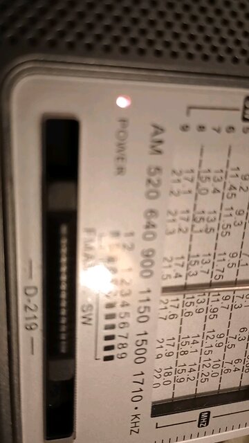 found a foreign Shortwave am hours 3.13.24