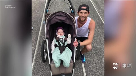 Tampa dad sets world record for fastest mile while pushing a stroller