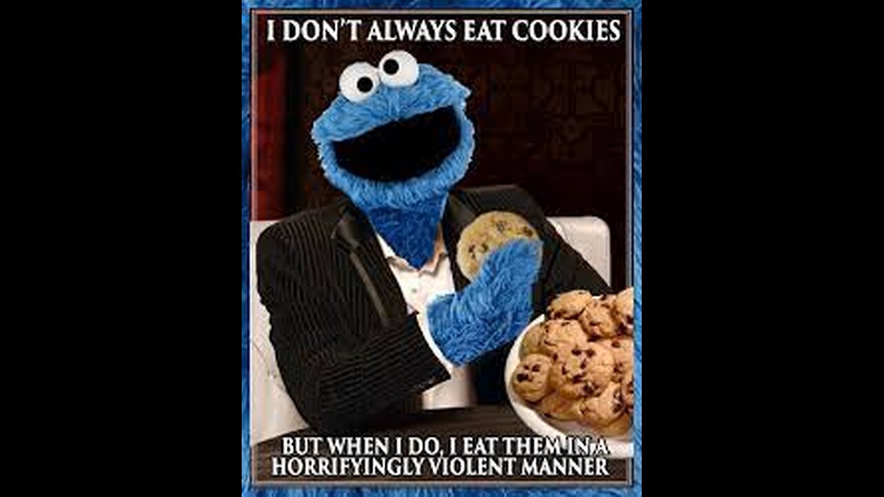 Cookie Monster Complains His Cookies Are Getting Smaller