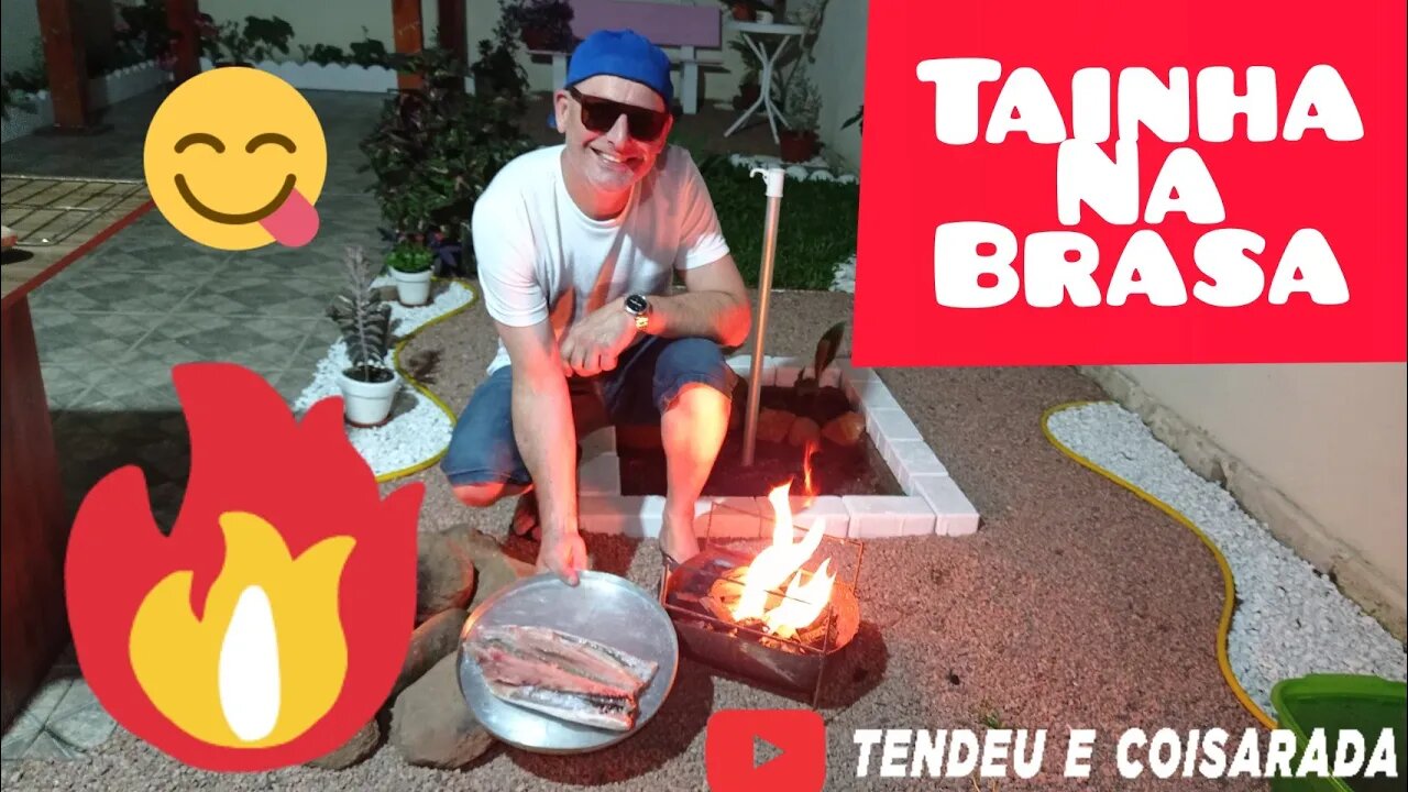 Como fazer peixe tainha na brasa da churrasqueira /comida saudável #turismo #viagem #tainhanabrasa