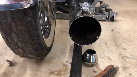 Removing baffles from a road king