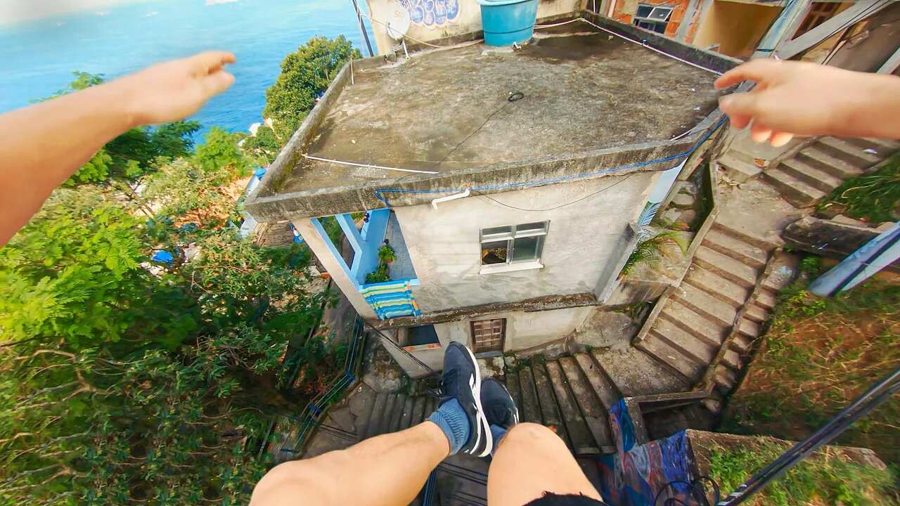 Rio de Janeiro Rooftop Parkour POV