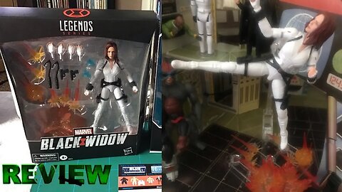 MARVEL VS DC PART 1 HASBRO BLACK WIDOW REVIEW