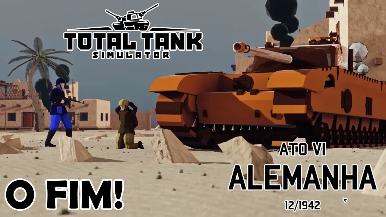 Ato final da Campanha Alemã completo! 💣 Novo Total Tank Simulator - Gameplay PT-BR - 1080p