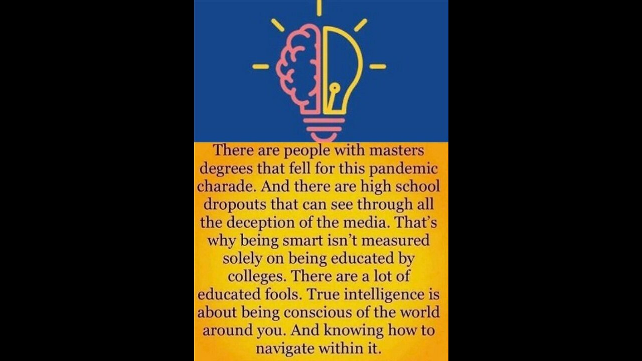 The moment you realize your entire education was a LIE 10-8-23 Liberal Hivemind