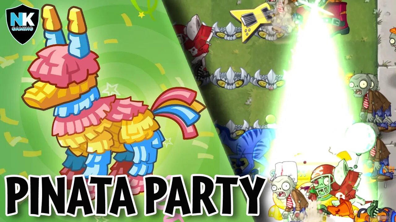 PvZ 2 - Pinata Party - May 29, 2022 - Level 1 Plants vs. Max Level