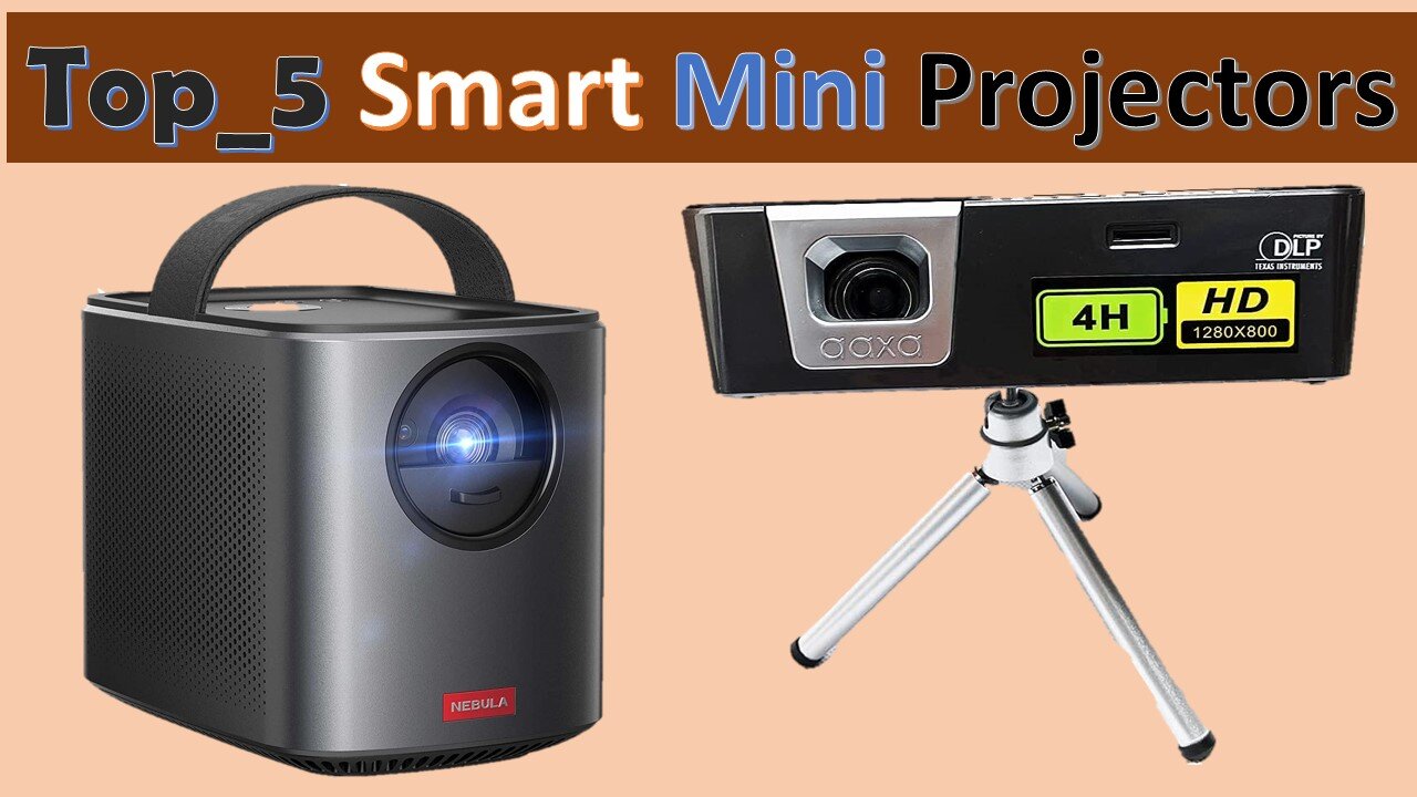 Top 5 Smart Mini Projectors Review | Best Mini Projector's Review | 4k projector