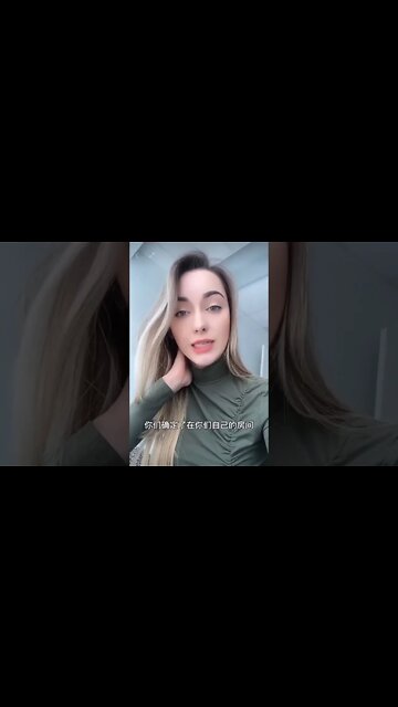 美丽乌克兰女孩不卑不亢，慷慨陈词！