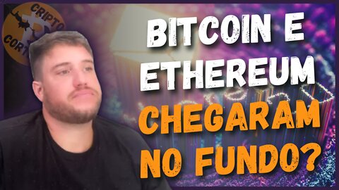 BITCOIN E ETHEREUM CAINDO MUITO! CHEGAMOS NO FUNDO? ❄