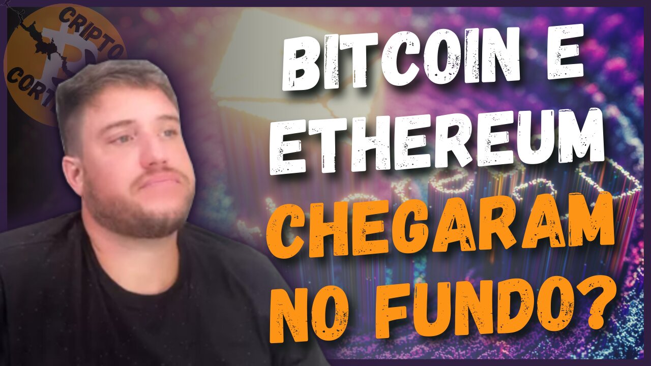 BITCOIN E ETHEREUM CAINDO MUITO! CHEGAMOS NO FUNDO? ❄