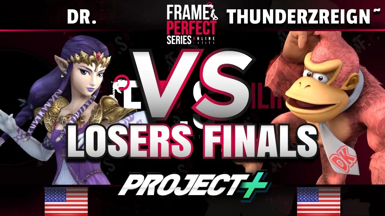 FPS5 Online - Dr. (Zelda) vs. P- | ThundeRzReiGN~ (Donkey Kong) - Project+ Losers Final