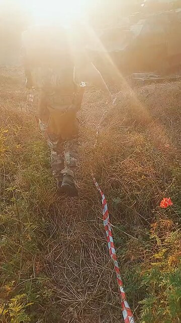 An American-made Ukrainian BMP M2 "Bradley" blown up by a mine.