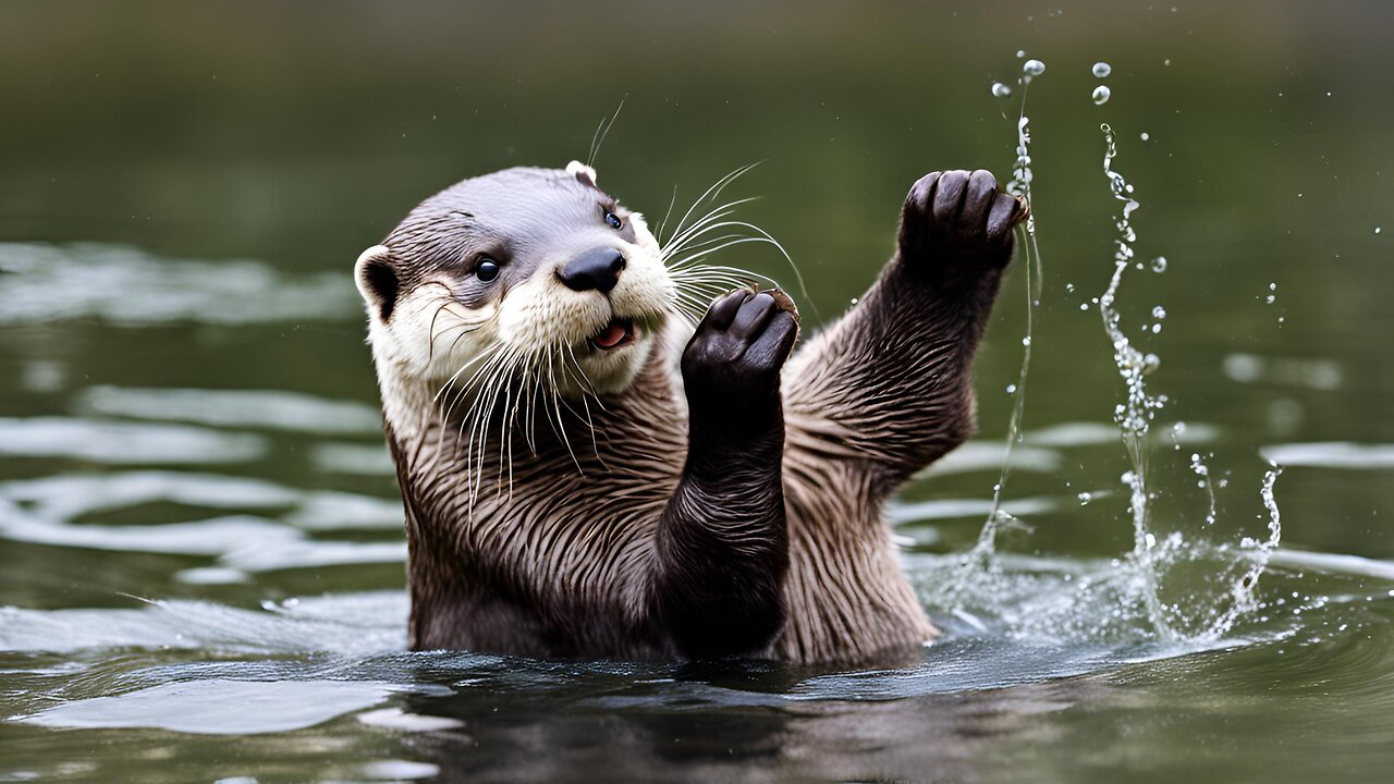 Adorable Otters: A Day in the Life of Nature's Playful Water Dancers