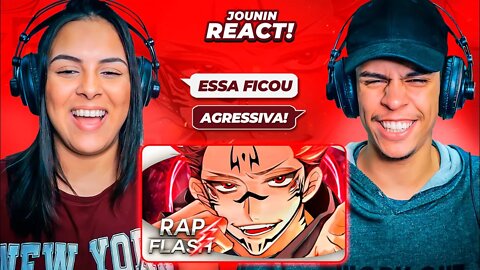 Rap do Itadori/Sukuna | Entre dois Lados | Ft. @Gabriza​ | Flash Beats | [React Rap Nerd] 🔥