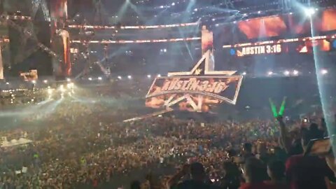 Austin 3:16 Wrestlemania 38 Entrance