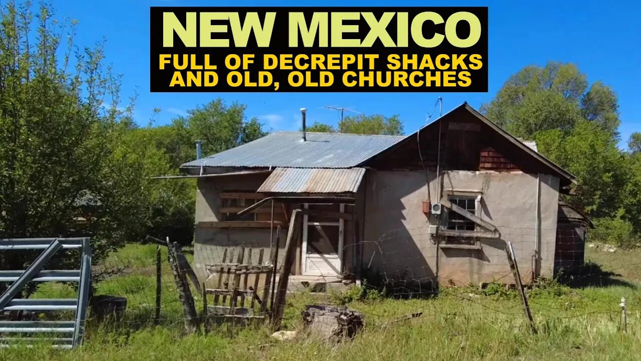 NEW MEXICO: Full Of Decrepit Shacks & Old Churches - The Stark Beauty Of "The Land Of Enchantment"