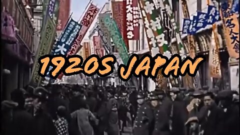 1920's Tokyo Japan | Nostalgic History in Color