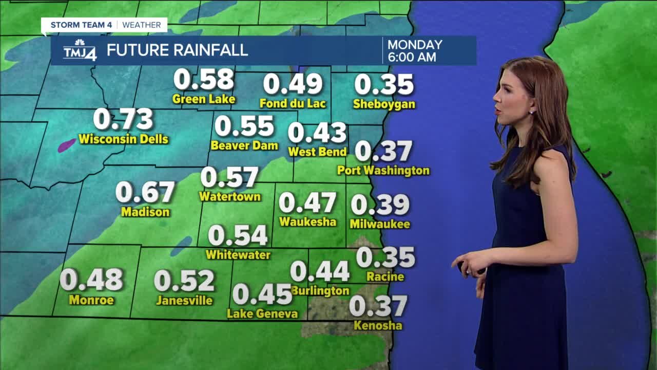 Southeast Wisconsin weather: Scattered showers Sunday