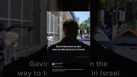 Gavin Newsom goes to Israel #memes #politicalmeme #gavinnewsom